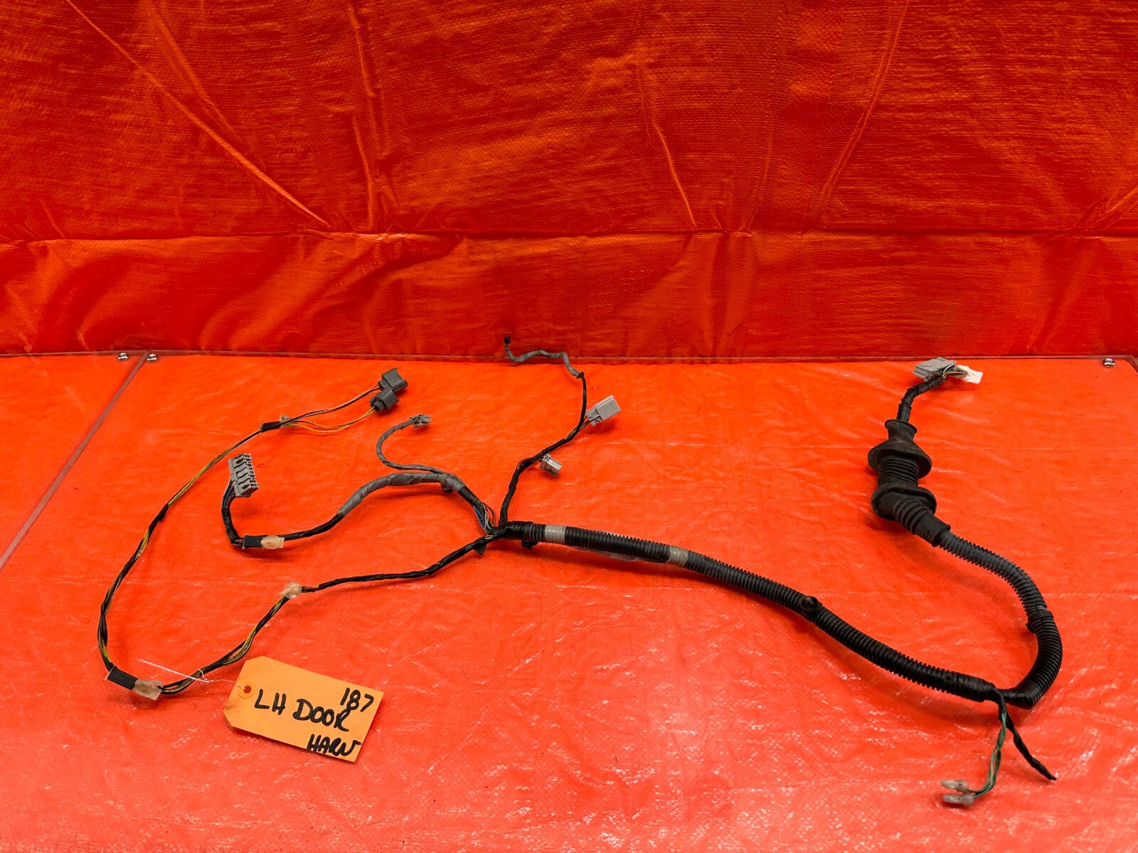 02 05 HONDA CIVIC SI EP3 HATCH DRIVER LEFT DOOR WIRING HARNESS WIRE LOOM OEM 1870