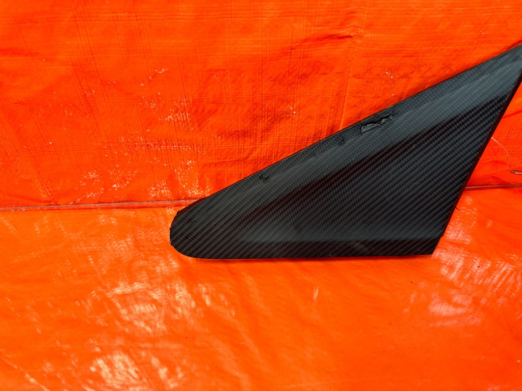 12 13 HONDA CIVIC 2D COUPE LEFT EXTERIOR MIRROR TRIM COVER PLASTICS GARNISH 2654
