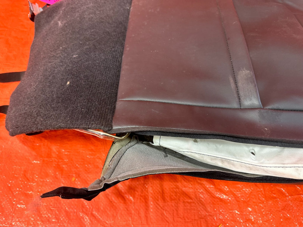 17 20 INFINITI Q60   PASSENGER RIGHT FRONT UPPER SEAT SKIN LEATHER WRAP OEM 28913