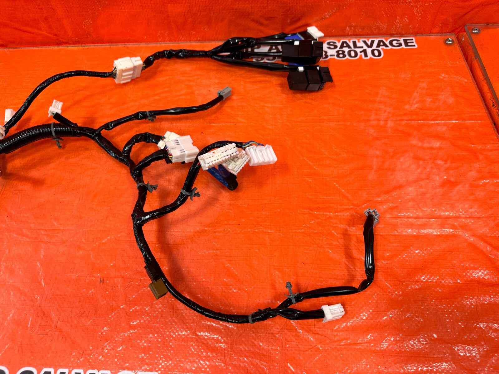 08 09 INFINITI G37 2D COUPE SPORT S   PASSENGER RIGHT SEAT HARNESS WITH RELAYS6