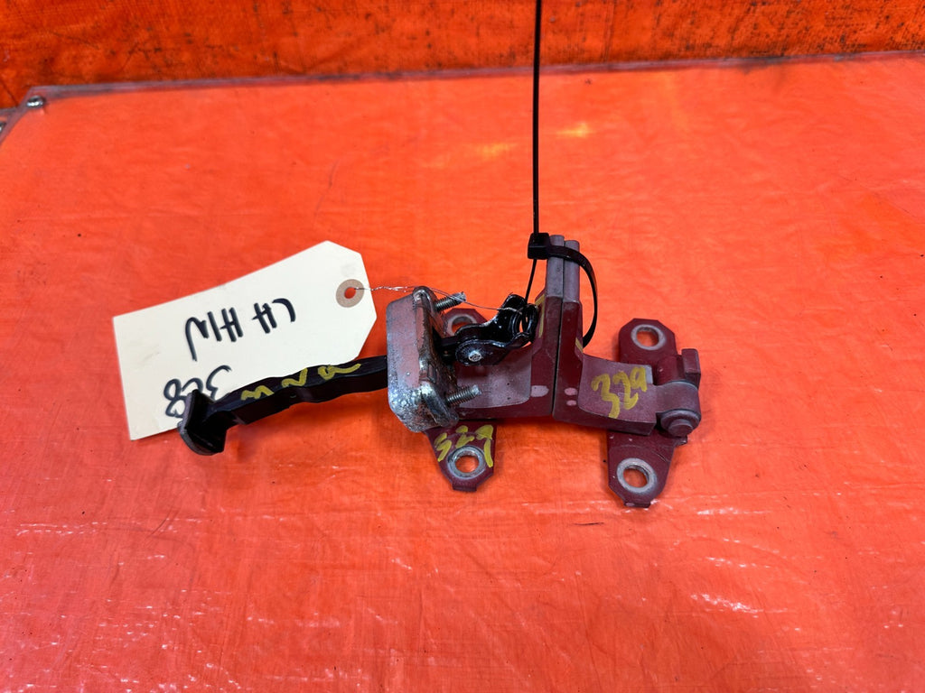 08 15 INFINITI G37 & Q60 COUPE DOOR CHECKER W/ BOTH DOOR HINGES   LEFT OEM 3282