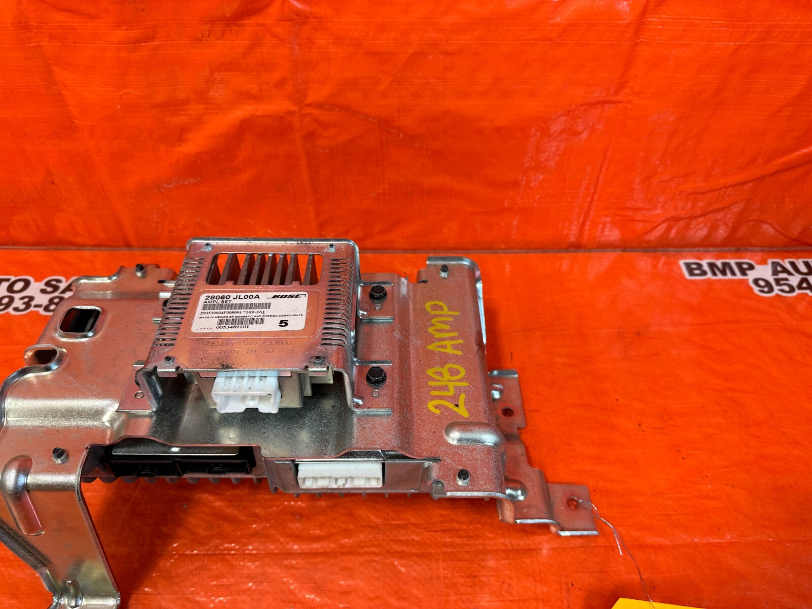 08 15 INFINITI G37 & Q60   2D COUPE   FACTORY BOSE AMPLIFIER AMP   OEM #2486