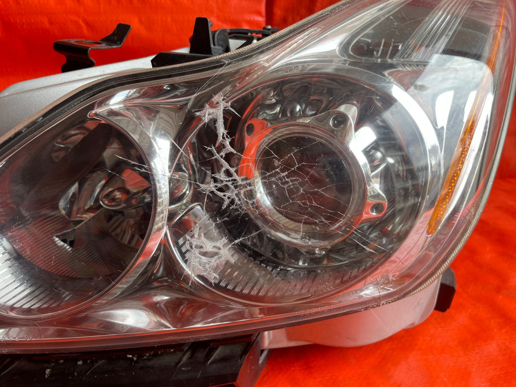 08 10 INFINITI G37 SPORT S 2D DRIVER LEFT HEADLIGHT HEADLAMP NON AFS OEM  FLAW!7