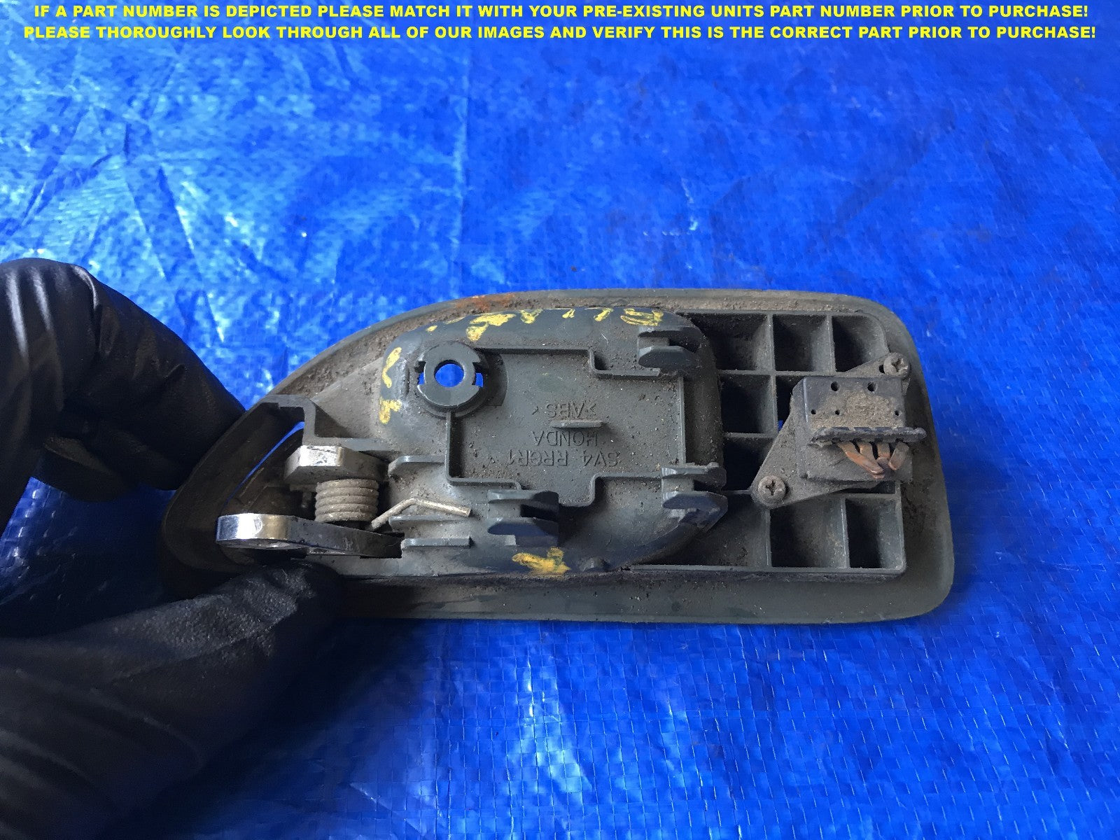 OEM 1994 1995 1996 1997 HONDA ACCORD PASSENGER RIGHT REAR INTERIOR DOOR HANDLE 1