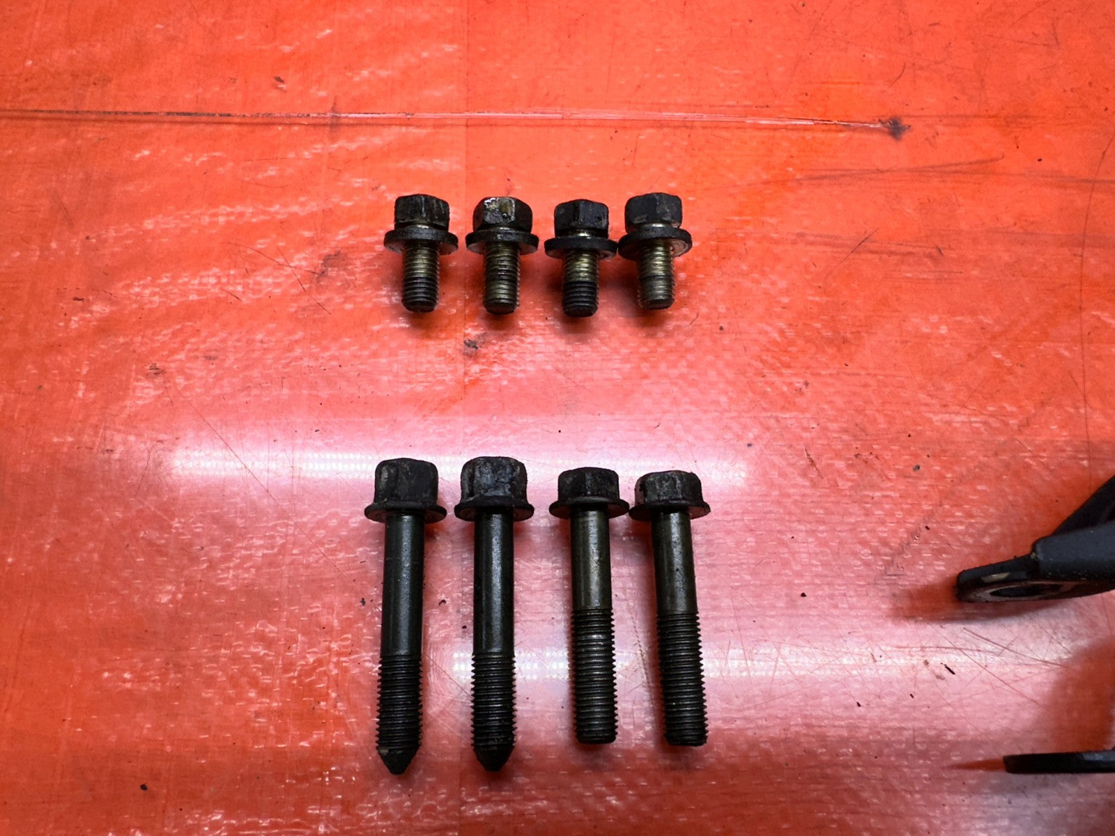 97 01 HONDA PRELUDE 2.2L POWER STEERING RACK PINION BRACKET BOLTS OEM #3366