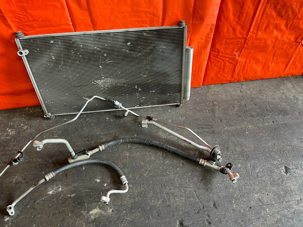 09 12 ACURA RL   COMPLETE AC LINE HOSE PIPE SET W/ CONDENSER HOSES LINES OEM OE4