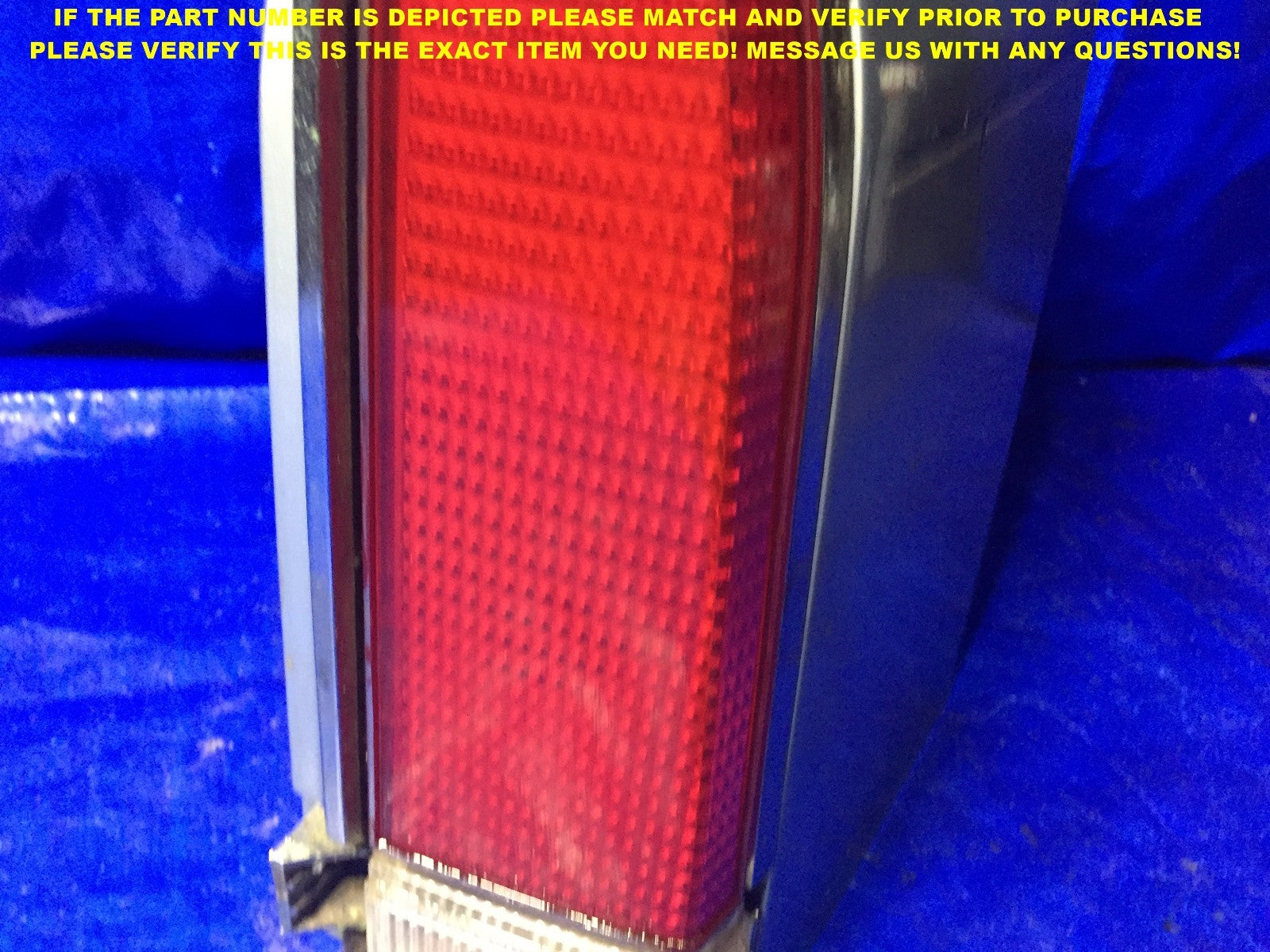 OEM 1988 1989 1990 1991 CHRYSLER NEW YORKER PASSENGER RIGHT TAIL LIGHT 88 89 906