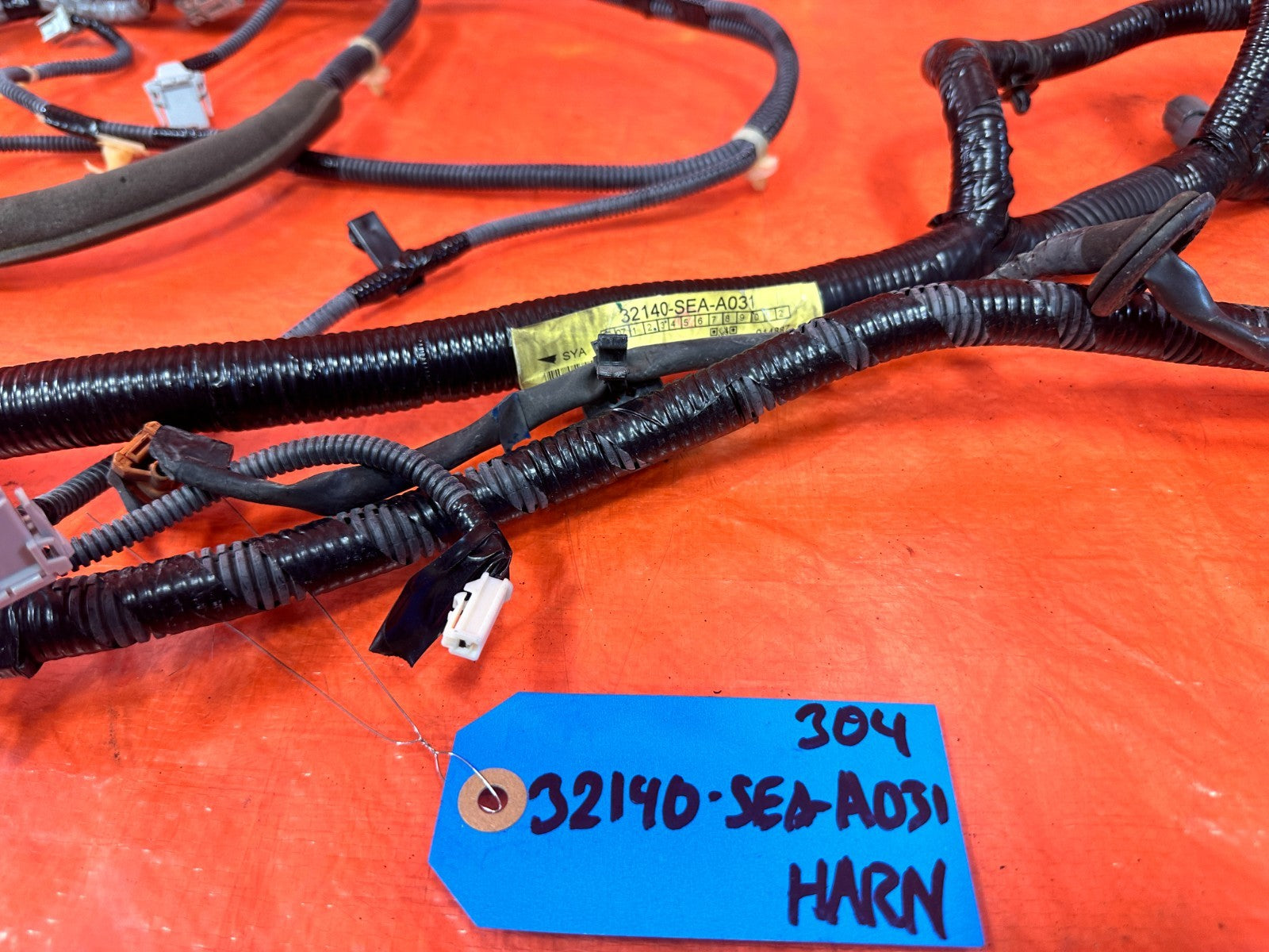 2006 06 ACURA TSX   INTERIOR FLOOR WIRING HARNESS WIRE LOOM   OEM #3041