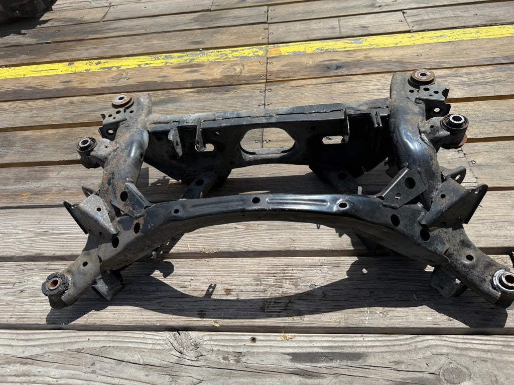 04 11 MAZDA RX8 RX 8   REAR SUB FRAME CROSSMEMBER MOUNTING BRACKETS   OEM 3038