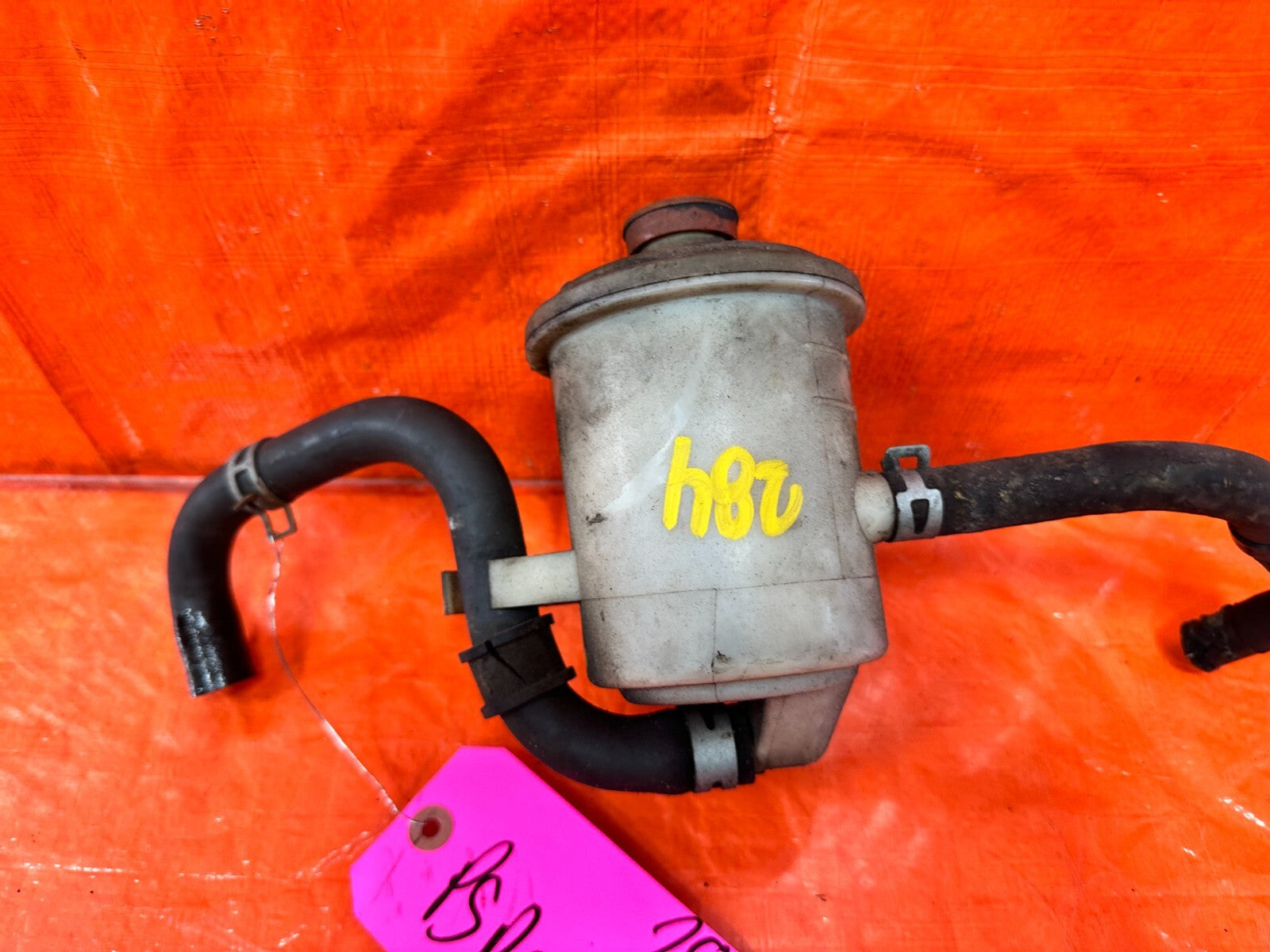99 00 HONDA CIVIC SI EM1 B16A2 POWER STEERING TANK RESERVOIR WITH LINES TO FROM2