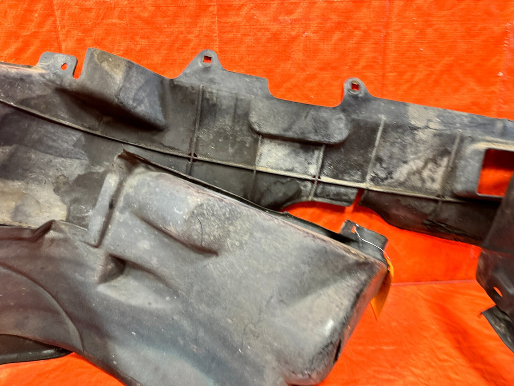 93 97 HONDA DEL SOL   FRONT LEFT RIGHT CENTER   FENDER LINER SPLASH SHIELD OEM8