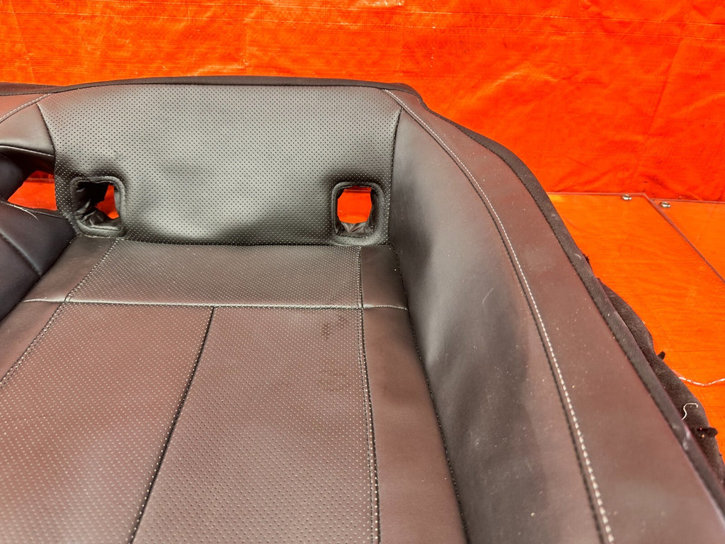 17 20 INFINITI Q60   BLACK LEATHER REAR SEAT LOWER SEAT SKIN WRAP   OEM #2897