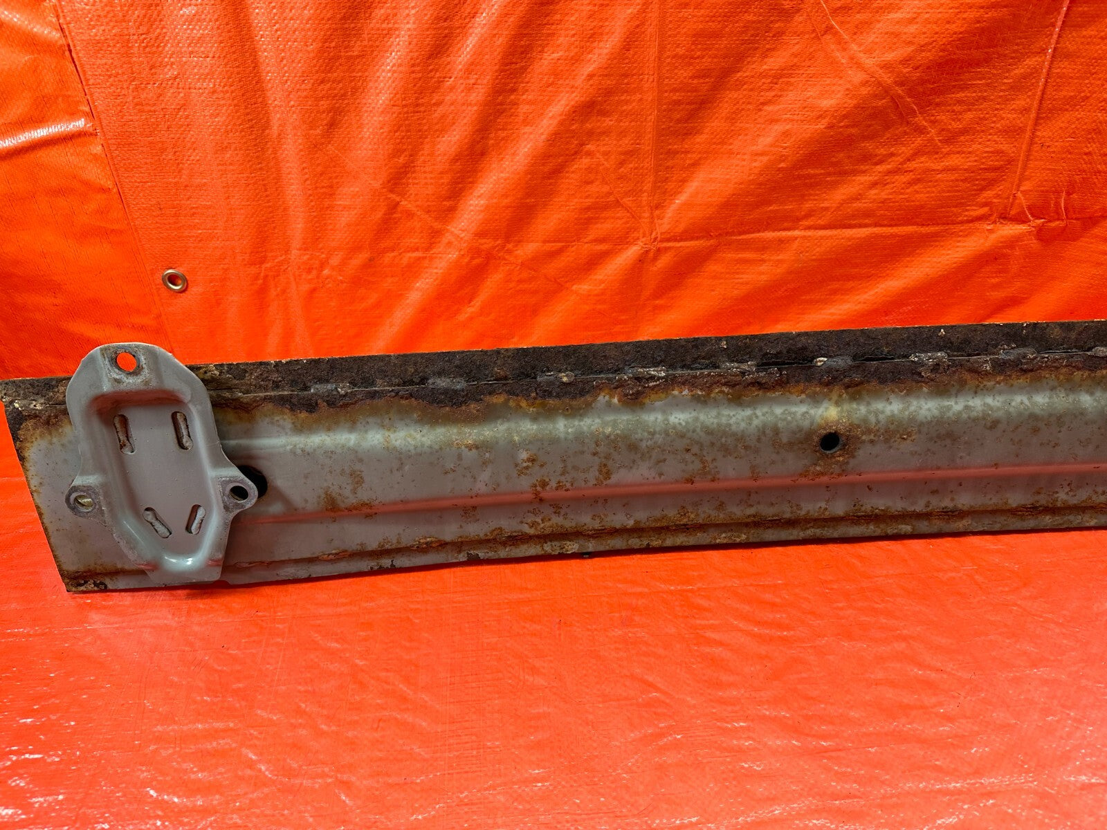 08 15 LANCER EVOLUTION X EVO 10   REAR CRASH BEAM REINFORCEMENT RE BAR   OEM 21711