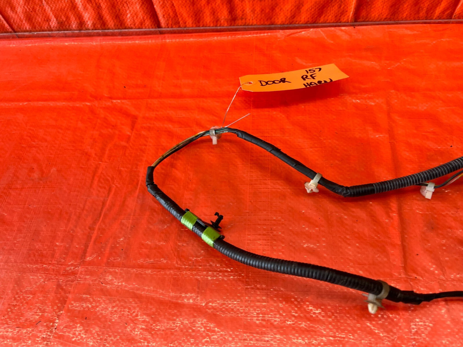 90 91 HONDA CRX DX HF   PASSENGER RIGHT DOOR WIRING HARNESS WIRE LOOM   OEM #1577