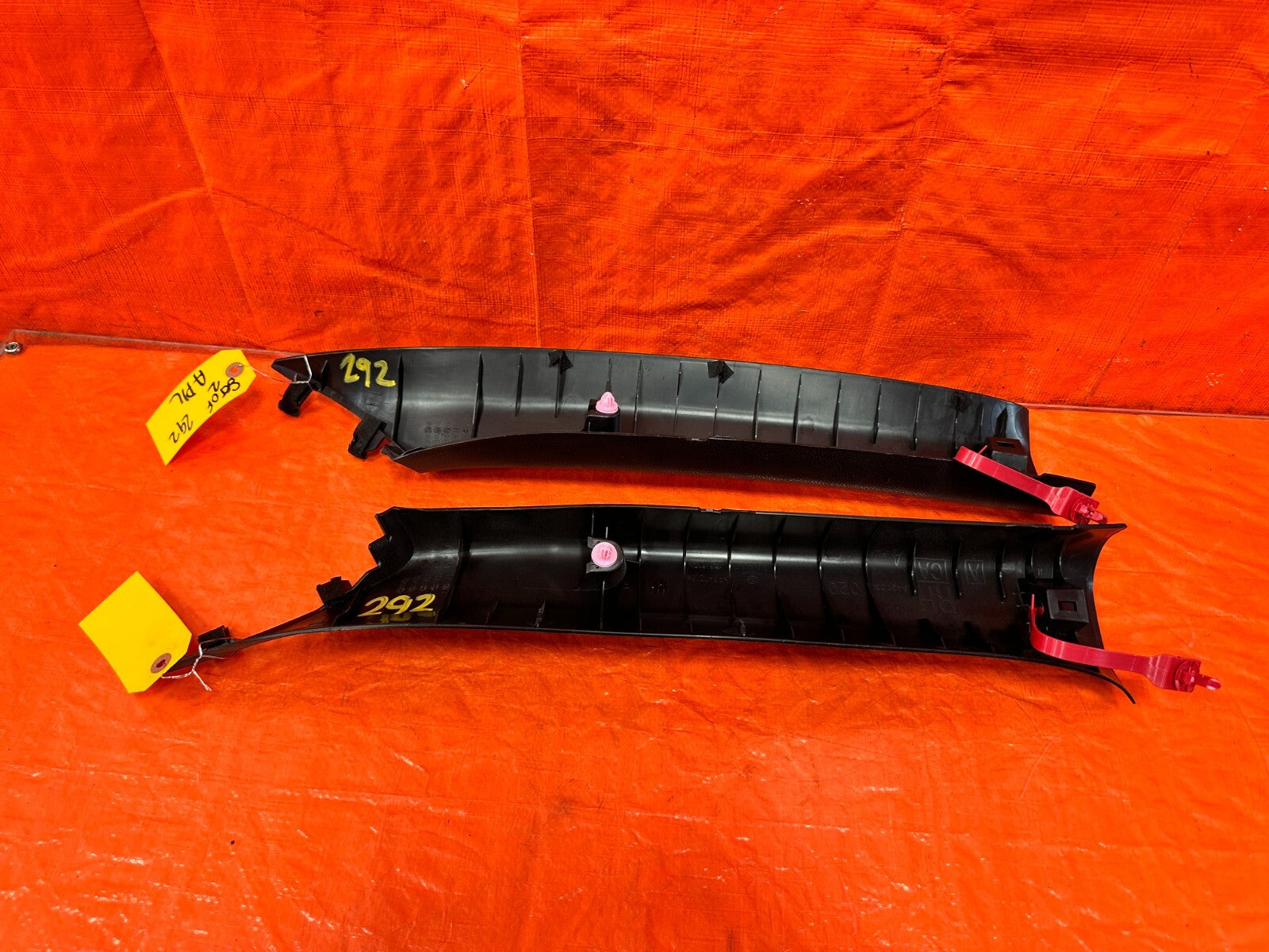 17 20 SUBARU BRZ   LEFT & RIGHT A PILLARS   BLACK  OEM FACTORY #2924