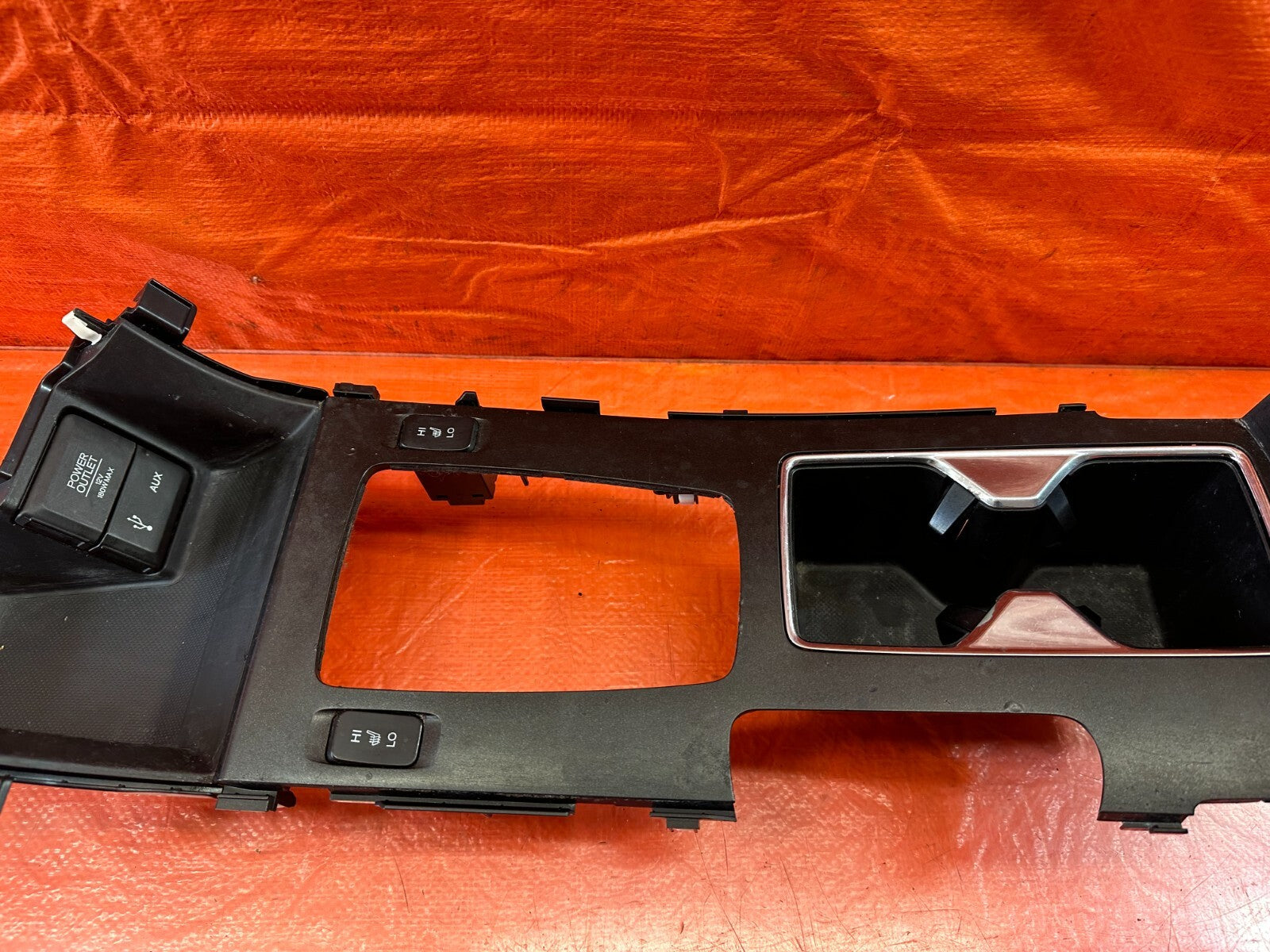 13 15 HONDA ACCORD SEDAN EX EXL   SHIFTER CENTER CONSOLE TRIM BEZEL OEM #2413
