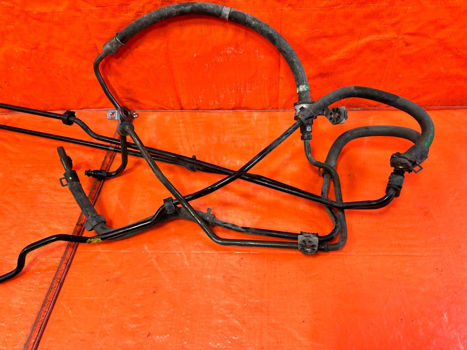 13 16 HYUNDAI GENESIS COUPE 3.8L ALL POWER STEERING LINES AND HOSES PIPES OEM3