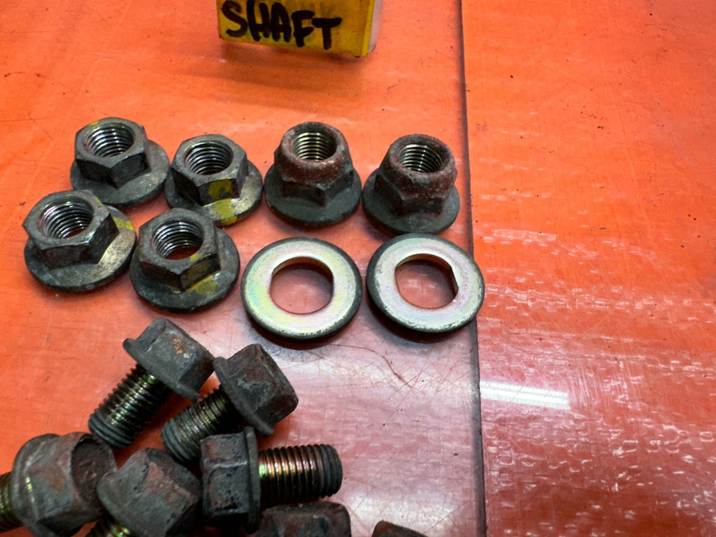 00 03 HONDA S2000 AP1 2.0L F20C DIFFERENTIAL MOUNTING BOLTS OEM #3377