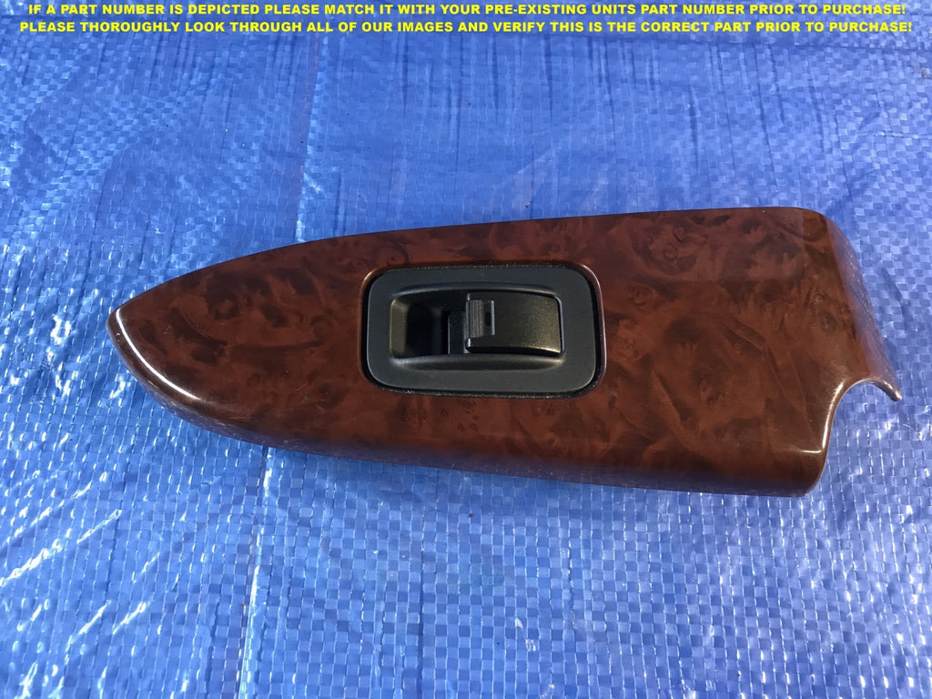 OEM 2004 2005 2006 ACURA MDX PASSENGER RIGHT REAR WOOD GRAIN WINDOW SWITCH0