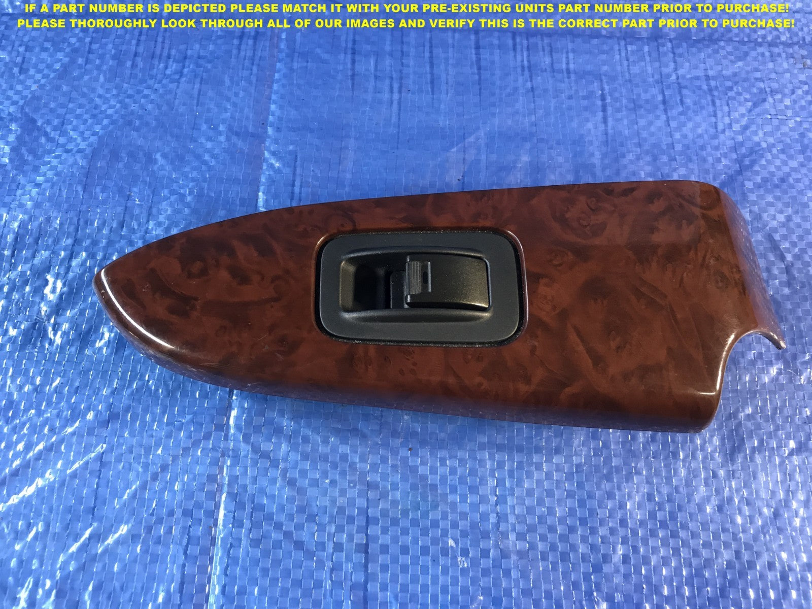 OEM 2004 2005 2006 ACURA MDX PASSENGER RIGHT REAR WOOD GRAIN WINDOW SWITCH0