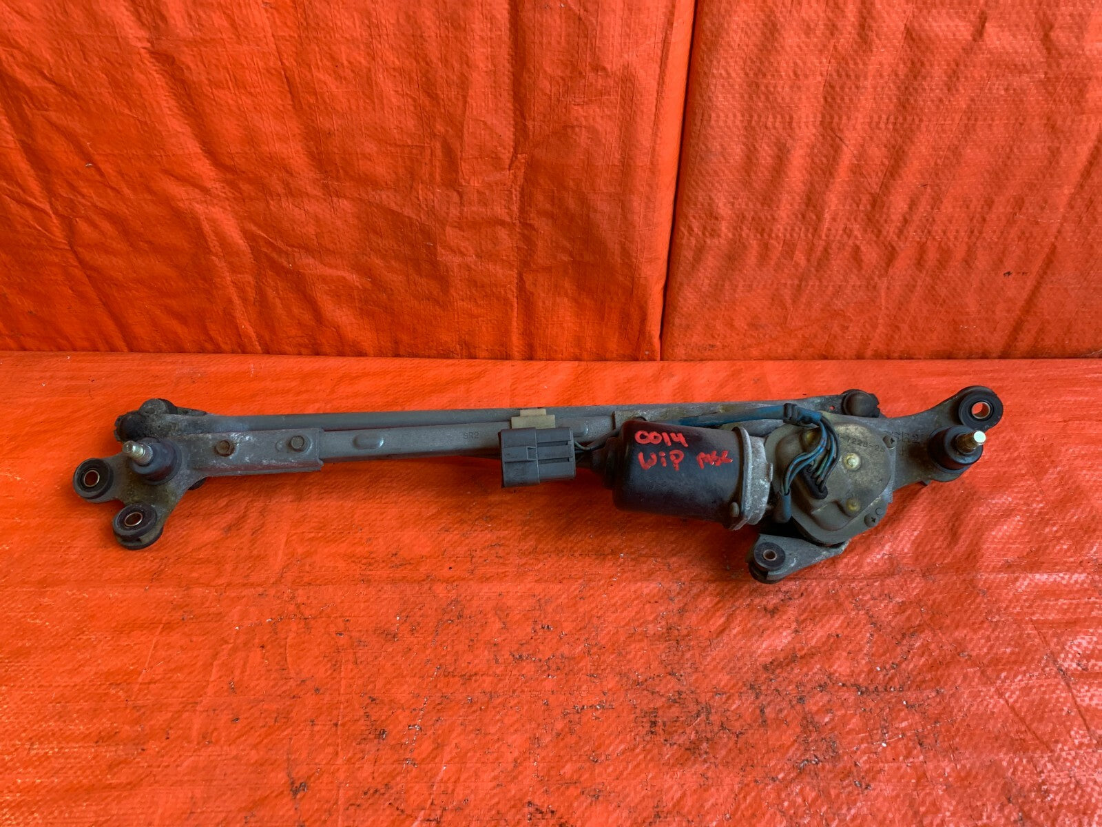 OEM 1994 94 HONDA DEL SOL   WINDSHIELD WIPER MOTOR WITH LINKAGE 100% COMPLETE0