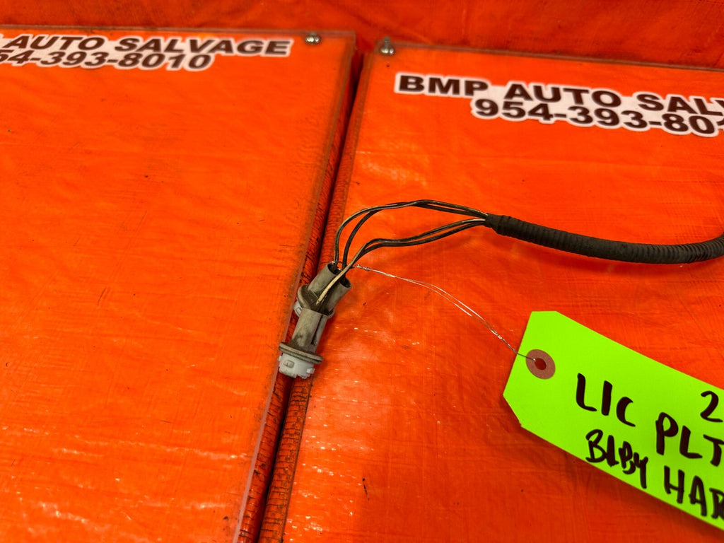 2002 02 LEXUS SC430   LICENSE PLATE BULB HARNESS   OEM FACTORY #2614