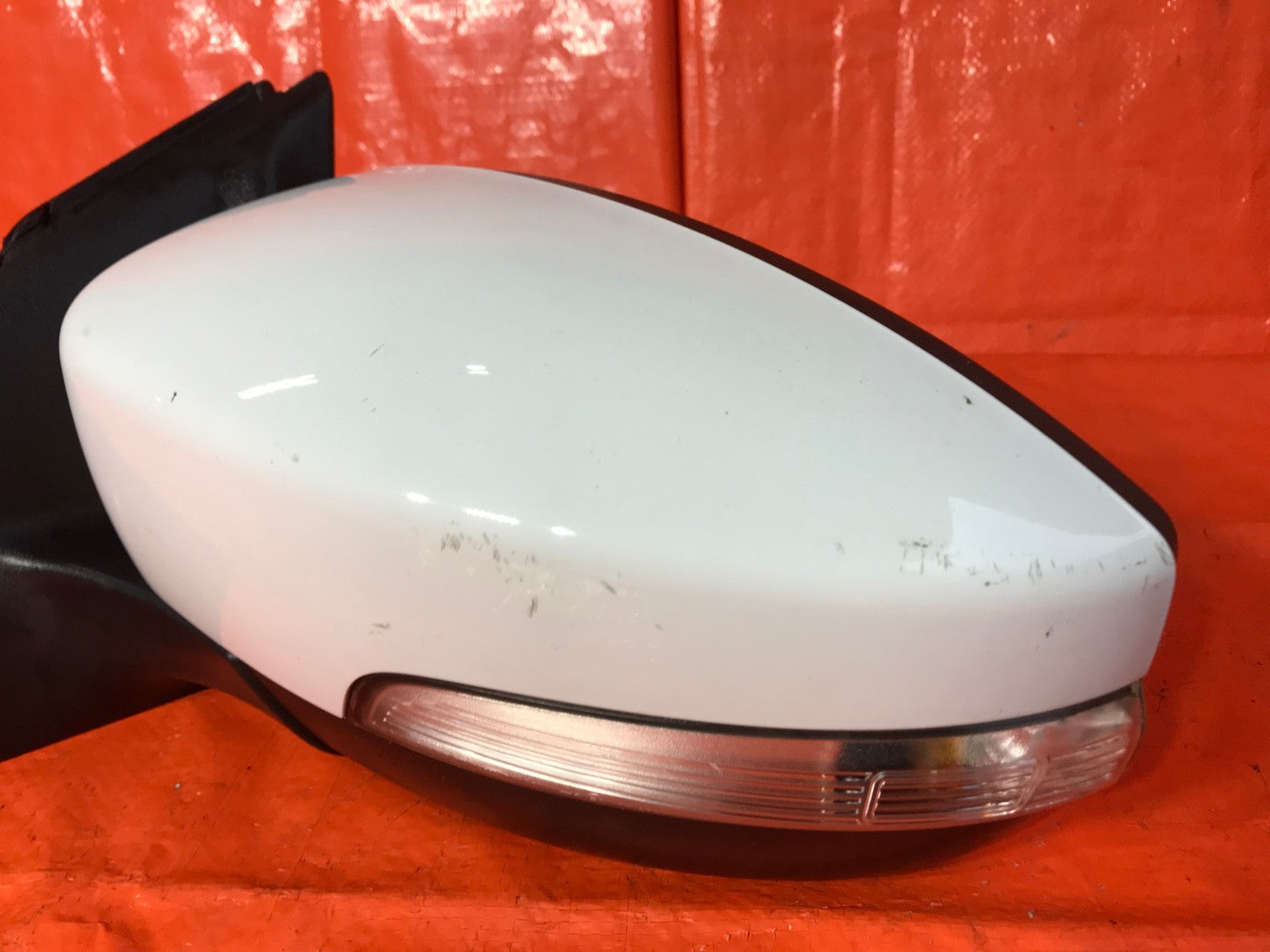 OEM 2018 18 FORD FOCUS DRIVER LEFT SIDE VIEW MIRROR   TURN SIGNAL   OXFORD WHITE2
