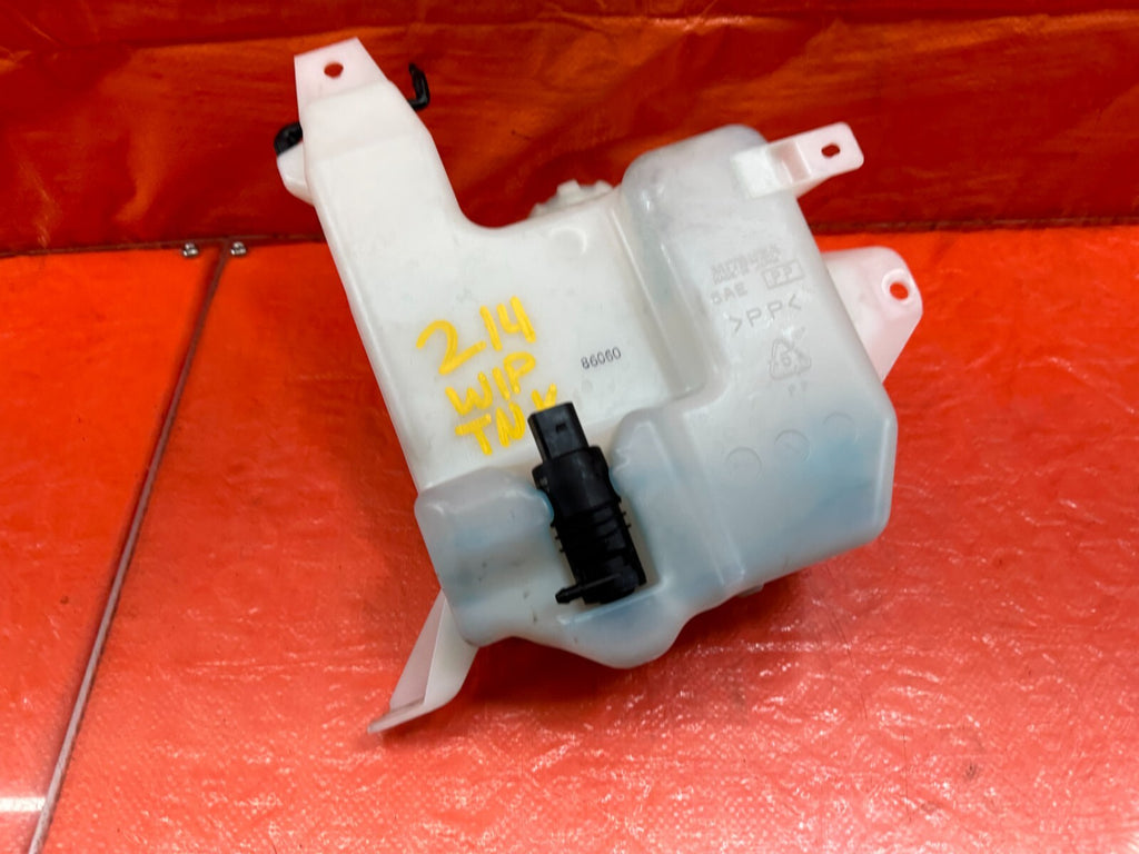 08 15 LANCER EVOLUTION X EVO 10 WINDSHIELD WIPER RESERVOIR TANK W/ MOTOR OEM 2149