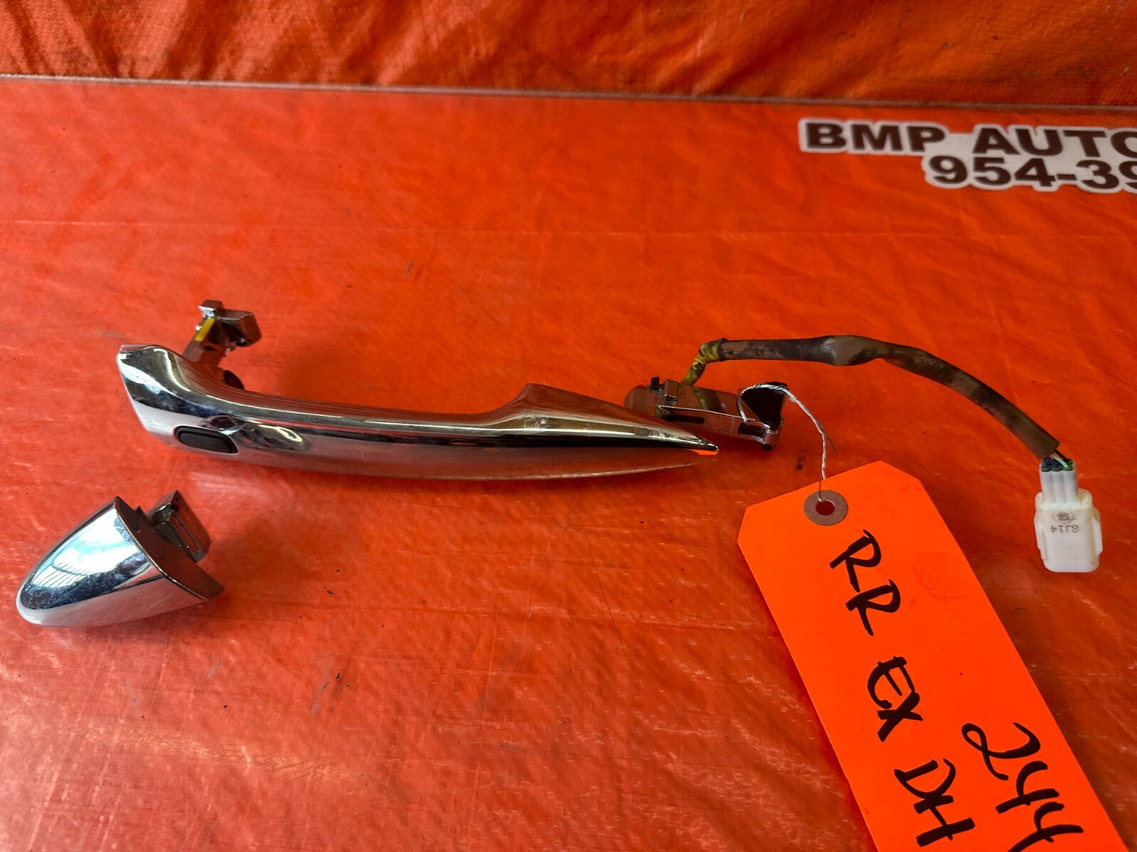 07 12 LEXUS ES350   PASSENGER RIGHT REAR   EXTERIOR DOOR HANDLE   OEM #2447