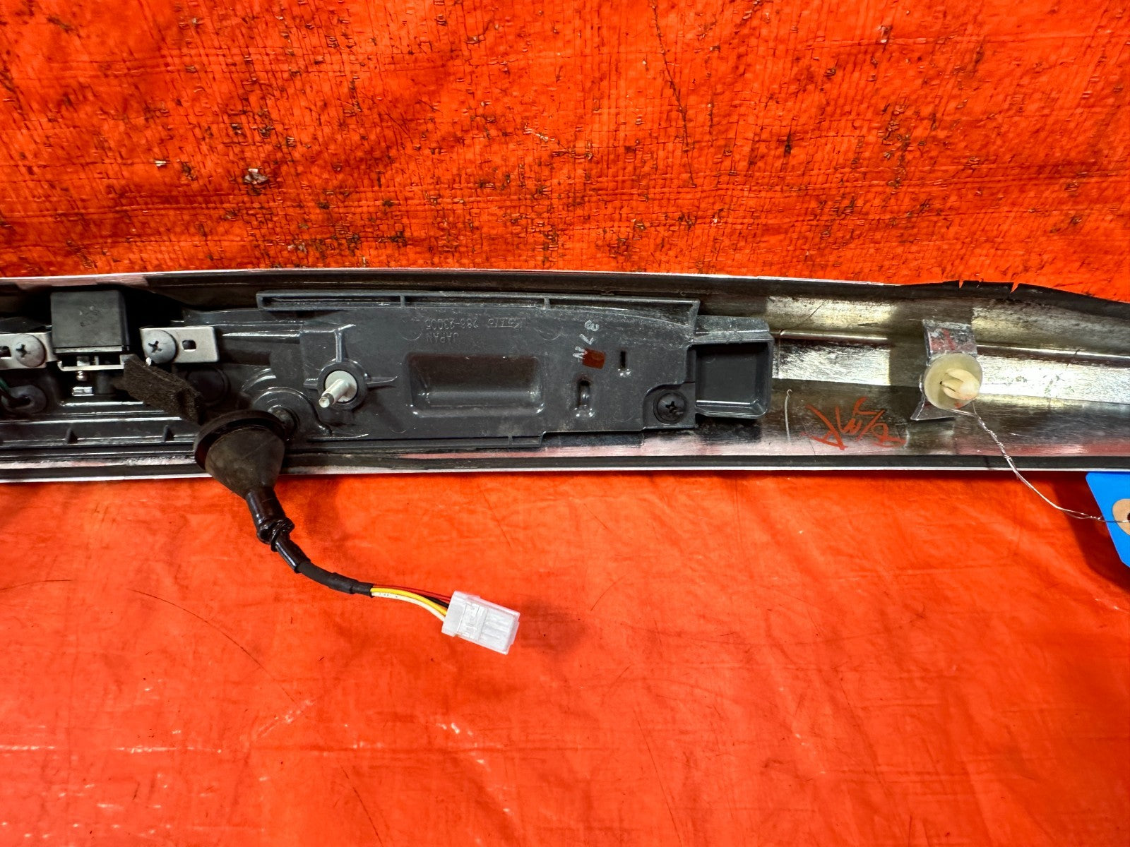 09 15 INFINITI G37 Q60 CONVERTIBLE REAR TRUNK LID LINER TRIM PANEL W/ CAMERA 3298