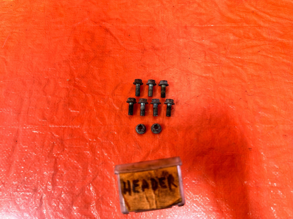 97 01 HONDA CR V CRV   B20 B20B B20Z EXHAUST MANIFOLD HEADER BOLTS HARDWARE 3010