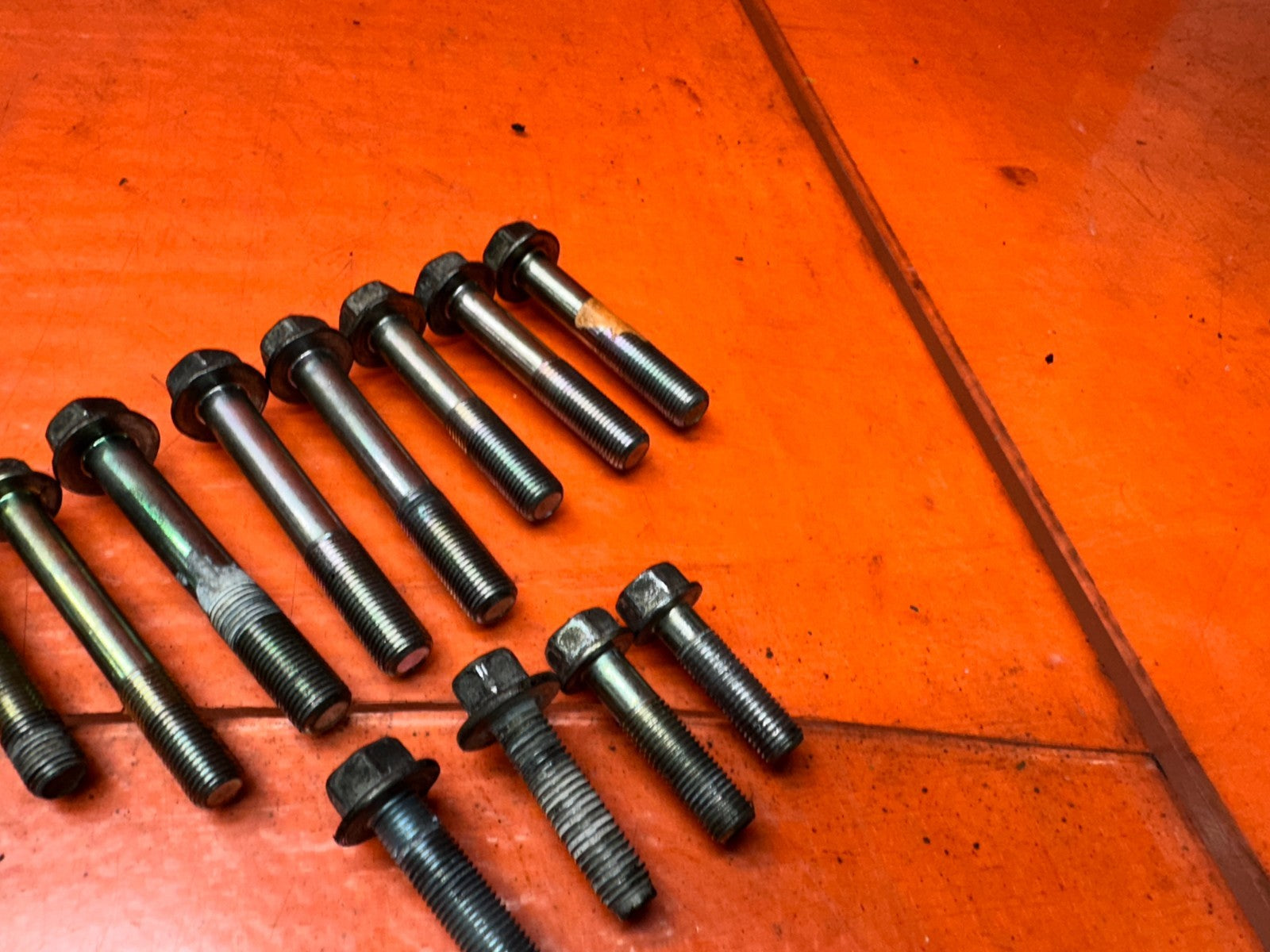 00 03 HONDA S2000 AP1 MT MANUAL TRANSMISSION BELL HOUSING BOLTS HARDWARE 3376