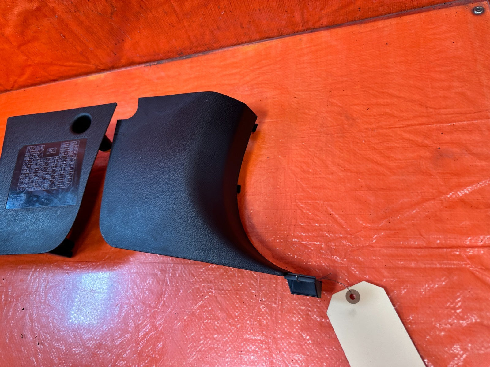 18 22 HONDA ACCORD 1.5L   LEFT AND RIGHT INTERIOR KICK PANELS   BLACK   OEM #3244