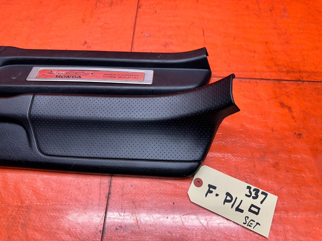 00-09 HONDA S2000 AP1 AP2 FLOOR PILLAR LOWER TRIM COVERS PAIR OEM #337-14