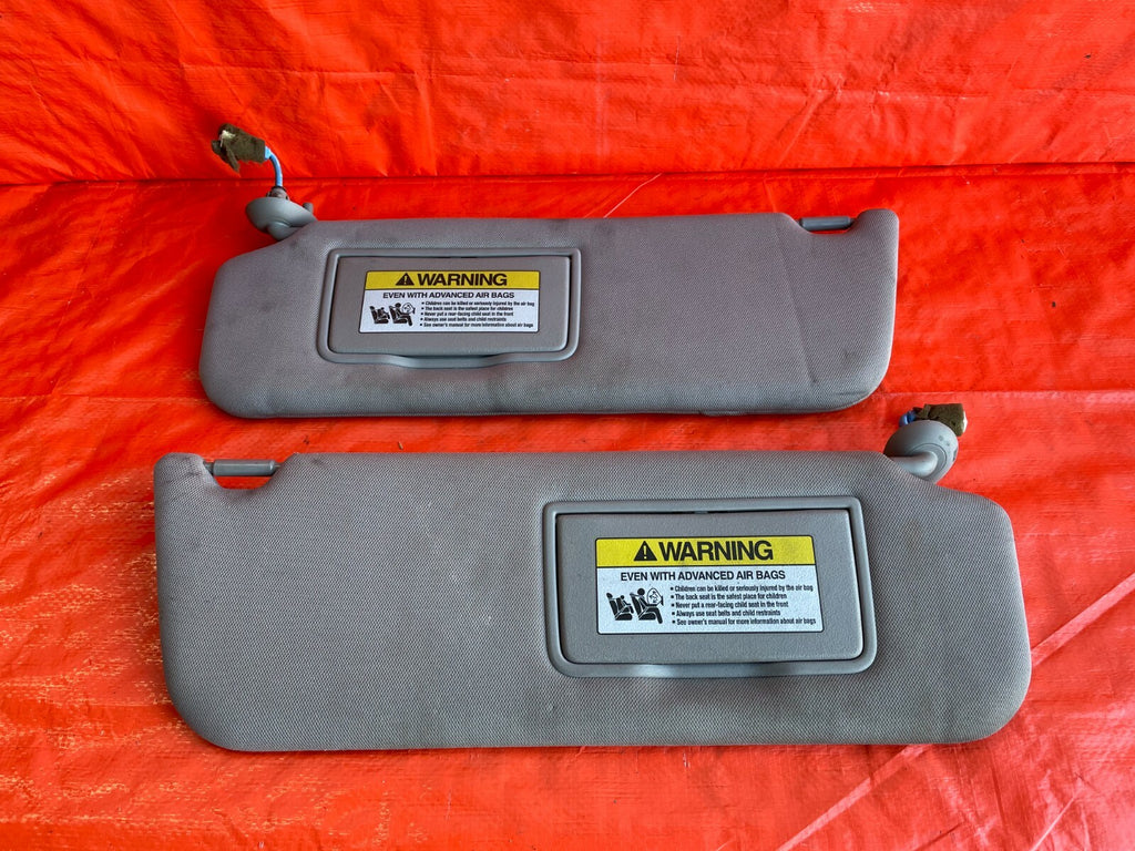 11 13 HONDA ODYSSEY   SUNVISOR SET   LEFT RIGHT DRIVER PASSENGER   GRAY   OEM OE0