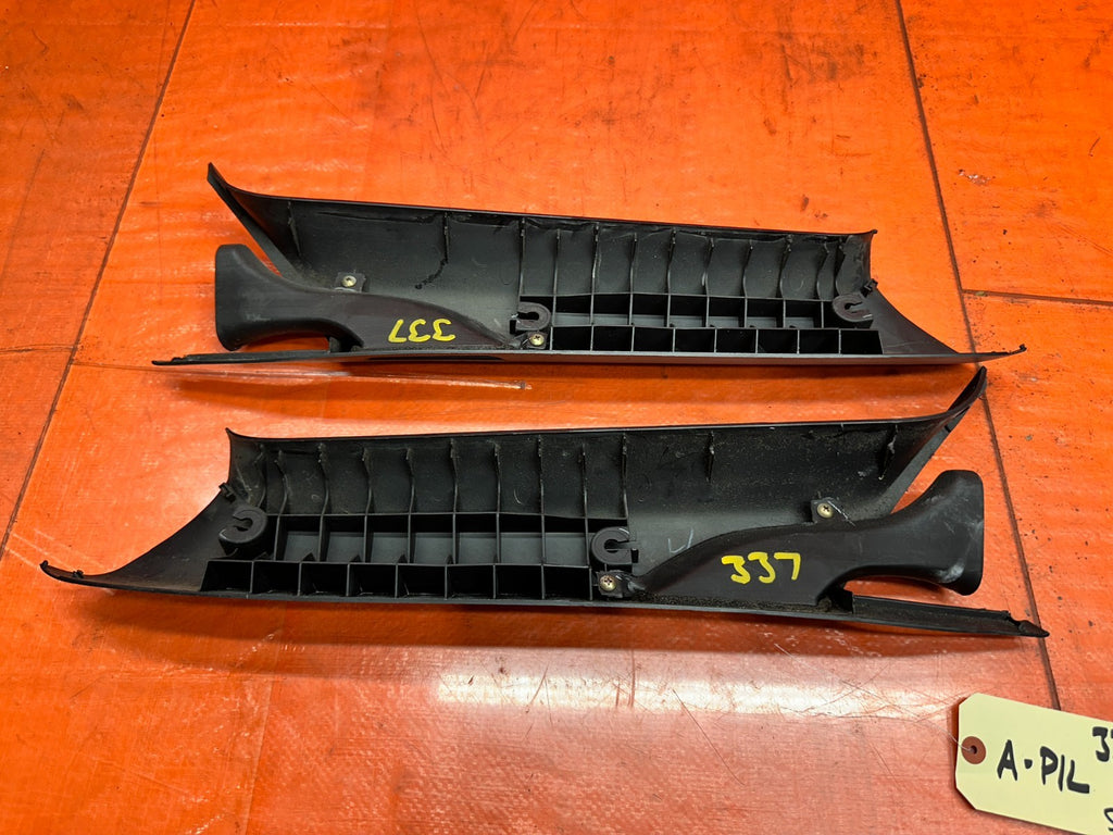 00-09 HONDA S2000 AP1 AP2 FRONT WINDSHIELD A PILLAR TRIM PAIR OEM #3379