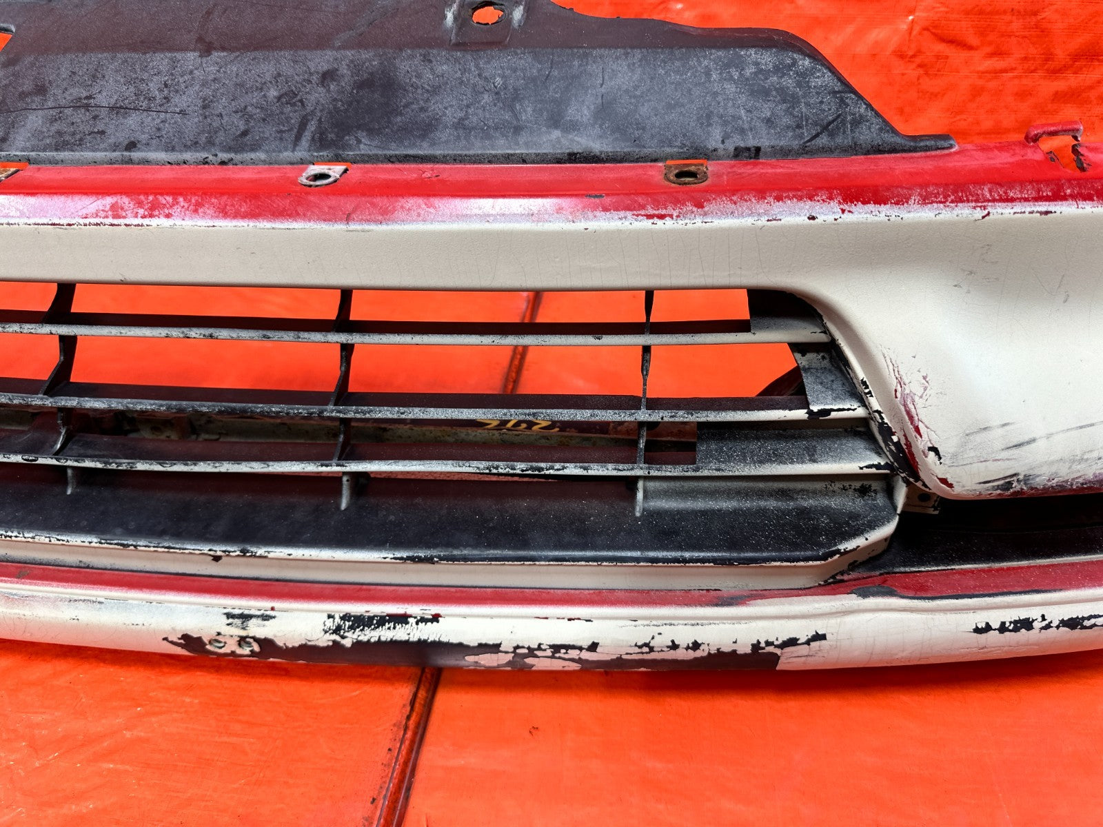 90 91 HONDA CIVIC HATCHBACK FRONT BUMPER COVER W/ RE BAR AND LIGHTS COMPLETE OEM9