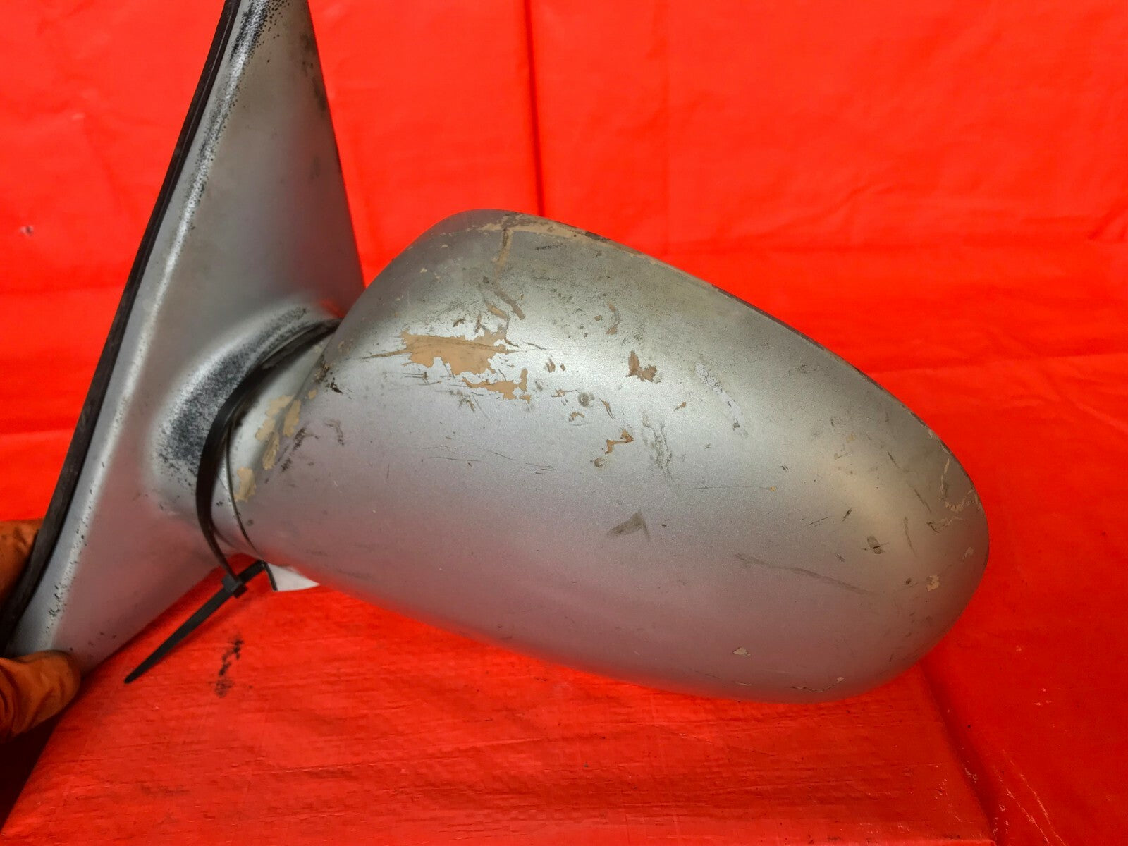 OEM 2002 2003 2004 HYUNDAI ACCENT DRIVER LEFT SIDE VIEW MIRROR   SILVER   5 WIRE1