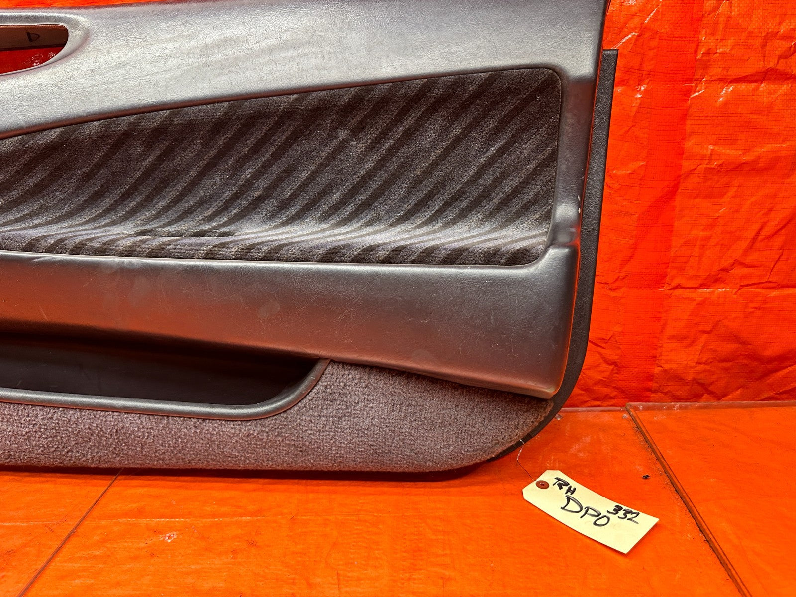 92 96 HONDA PRELUDE RIGHT PASSENGER DOOR PANEL  CARD LINER OEM #3328