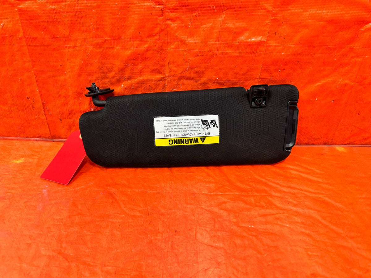 13-16 HYUNDAI GENESIS COUPE 3.8L - SUN VISOR - PASSENGER RIGHT SIDE - BLACK #3022