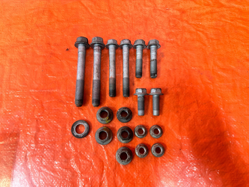16 24 INFINITI Q50   POWER STEERING RACK BOLTS BRACKETS HARDWARE   OEM #3142