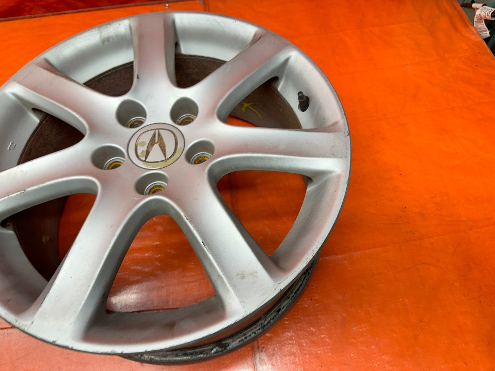 04 08 ACURA TSX 2.4L 17 INCH 7 SPOKE ALLOY WHEEL RIM 17x7 5x114.3 OEM FACTORY  15
