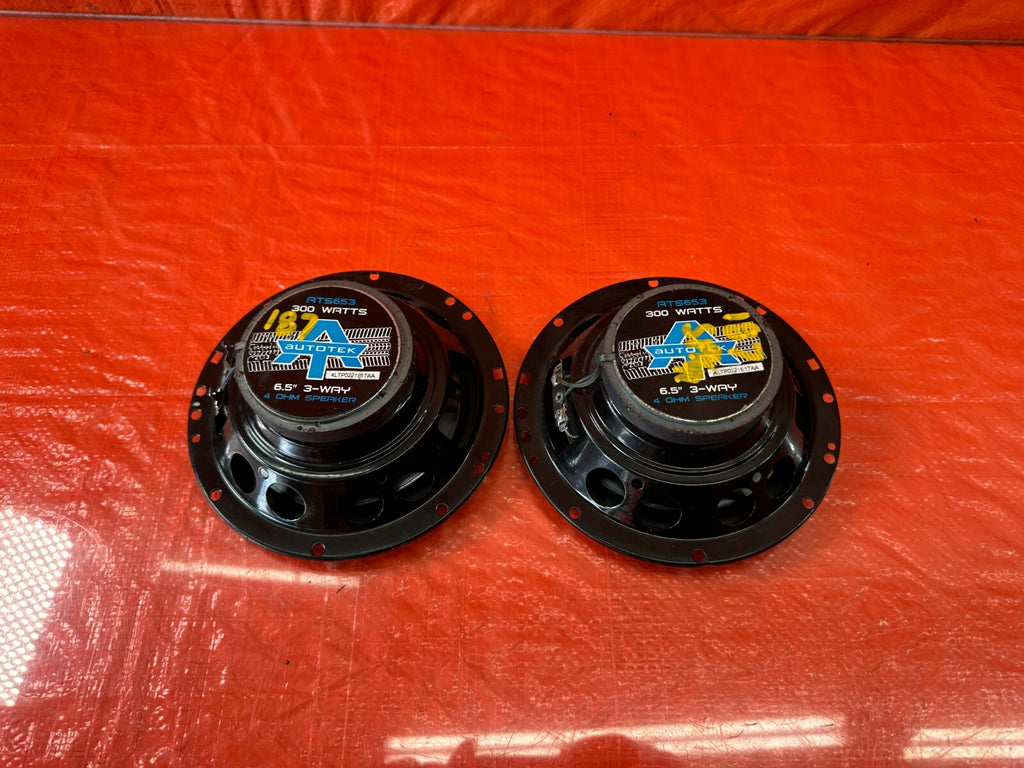 AUTOTEK RTS653 SPEAKERS   PAIR OF TWO 2   USED8