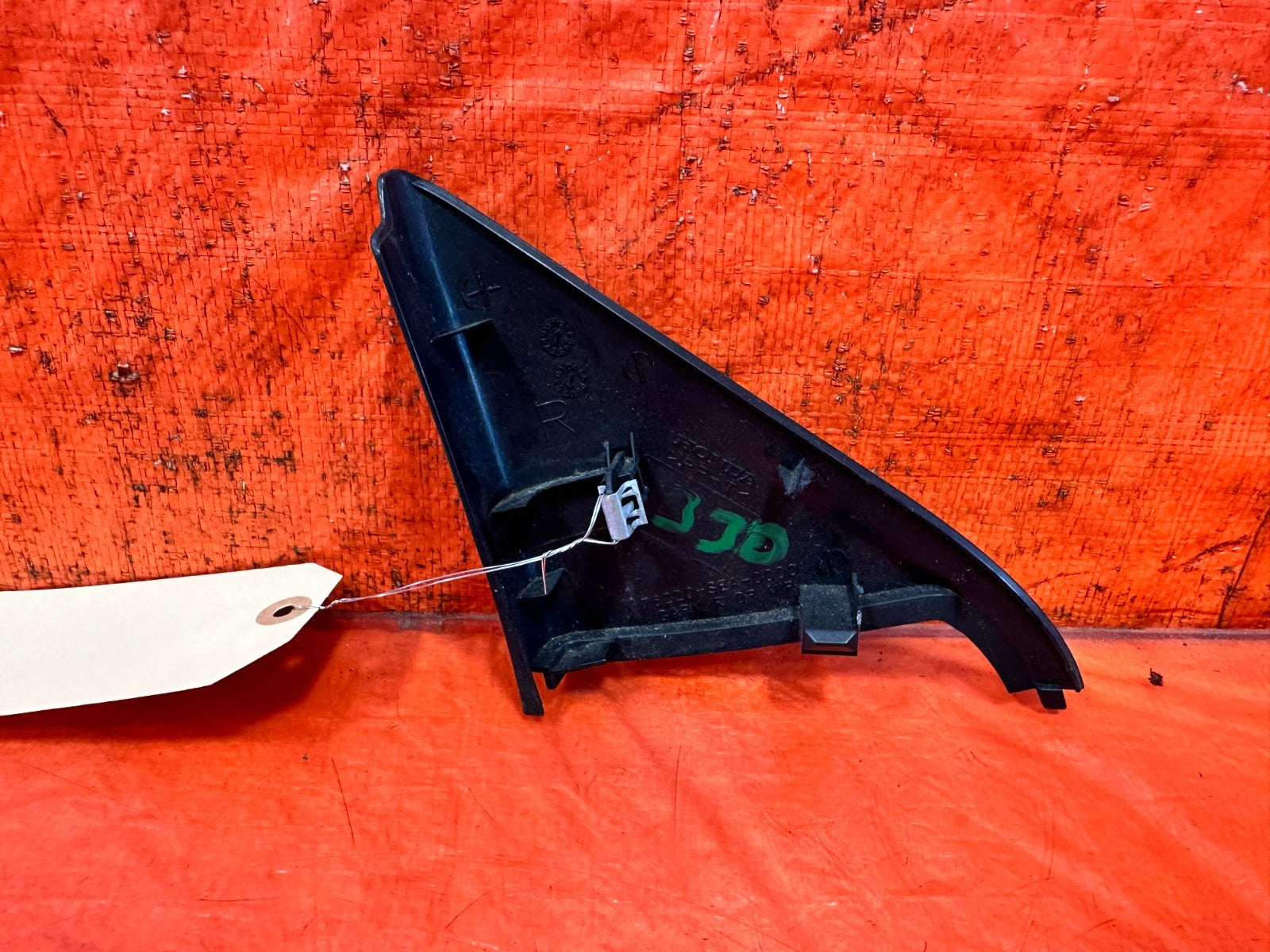 04 08 ACURA TSX RIGHT PASS FRONT INSIDE DOOR MIRROR COVER TRIM OEM #3305
