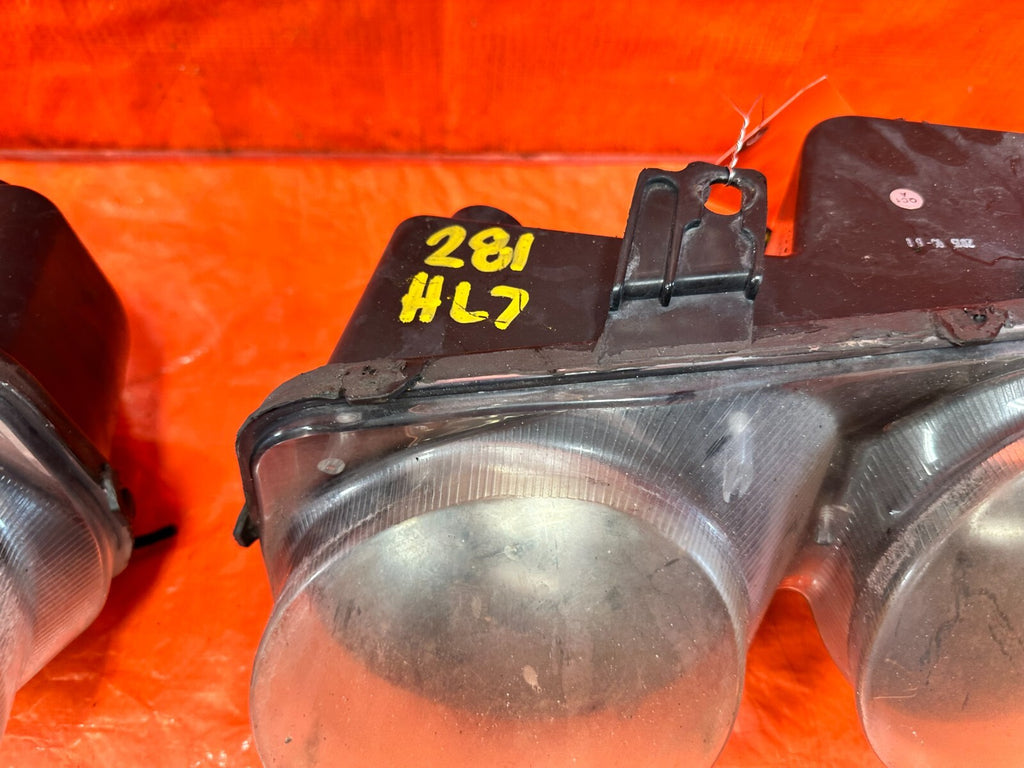 98 01 ACURA INTEGRA   AFTERMARKET ANGEL EYE HEADLIGHTS HEAD LAMPS LIGHTS #2812