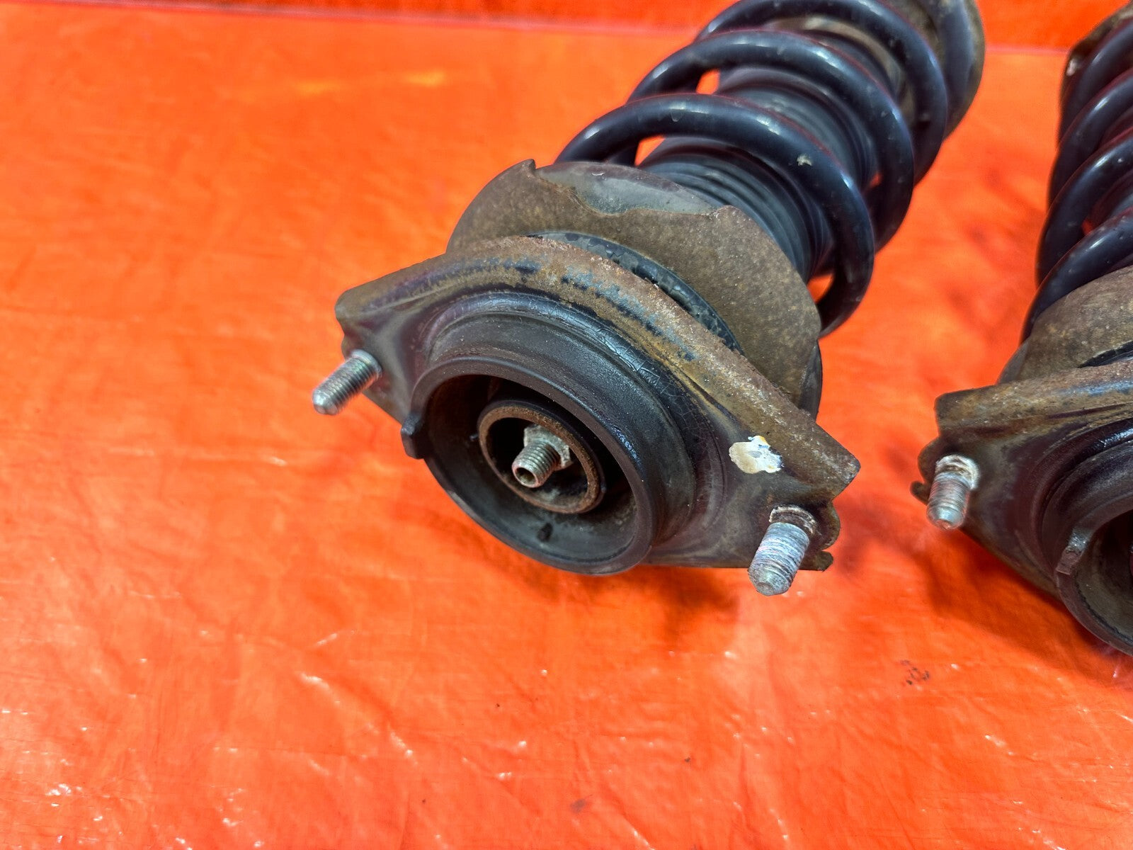 11 14 SUBARU WRX STI   EJ257   REAR SHOCKS & SPRINGS LEFT AND RIGHT FACTORY OEM12