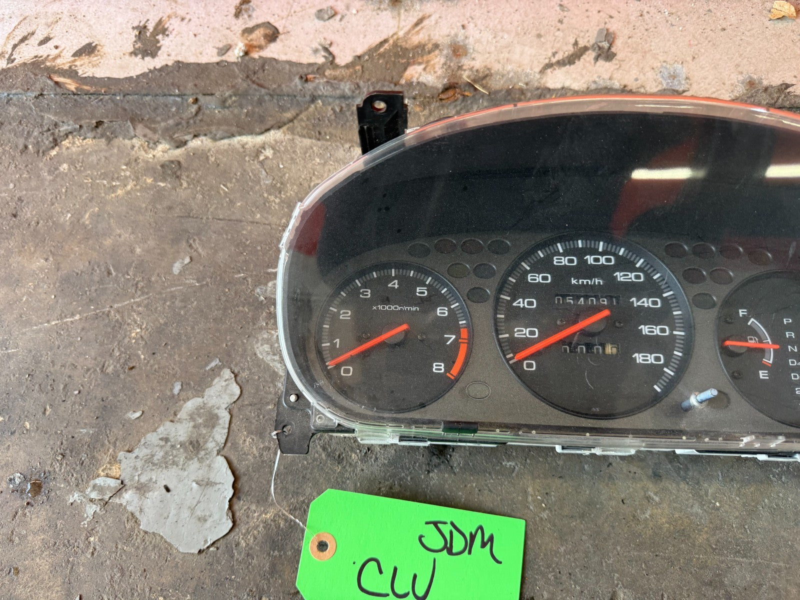 96 00 HONDA CIVIC   JDM   AUTOMATIC INSTRUMENT GAUGE CLUSTER   SI TYPE R EK9 VTI3