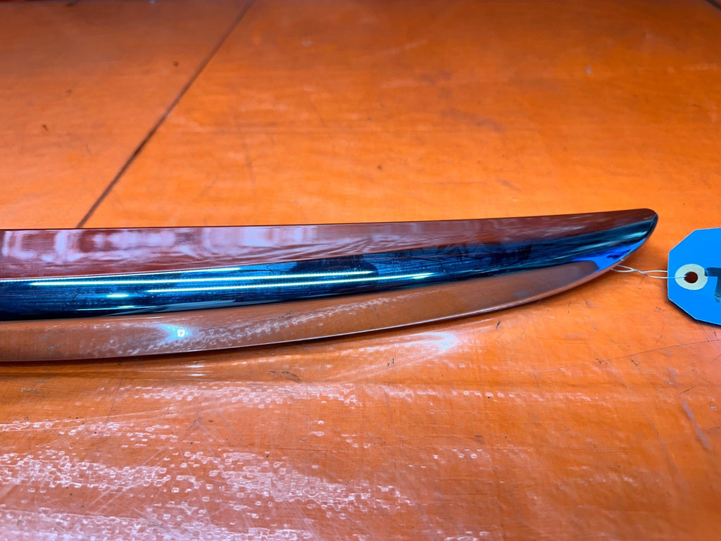 08 15 INFINITI G37 COUPE 2D TRUNK TRIM CHROME W/ BACK UP CAMERA OEM FACTORY5