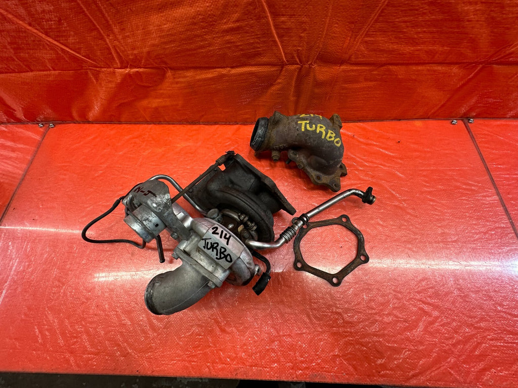 08 15 LANCER EVOLUTION X EVO 10   4B11T FACTORY TURBO CHARGER SET UP   OEM #21414