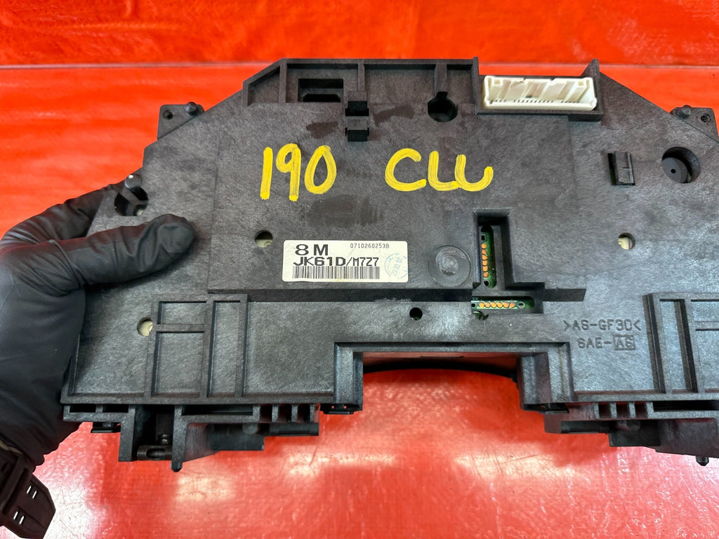 2008 INFINTI G37   AUTOMATIC   W/ NAVIGATION   INSTRUMENT GAUGE CLUSTER   258K9